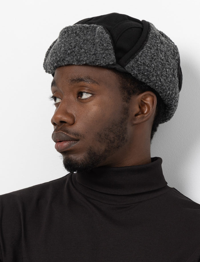 Chapeau avec sherpa et protège-oreilles - adulte unisexe