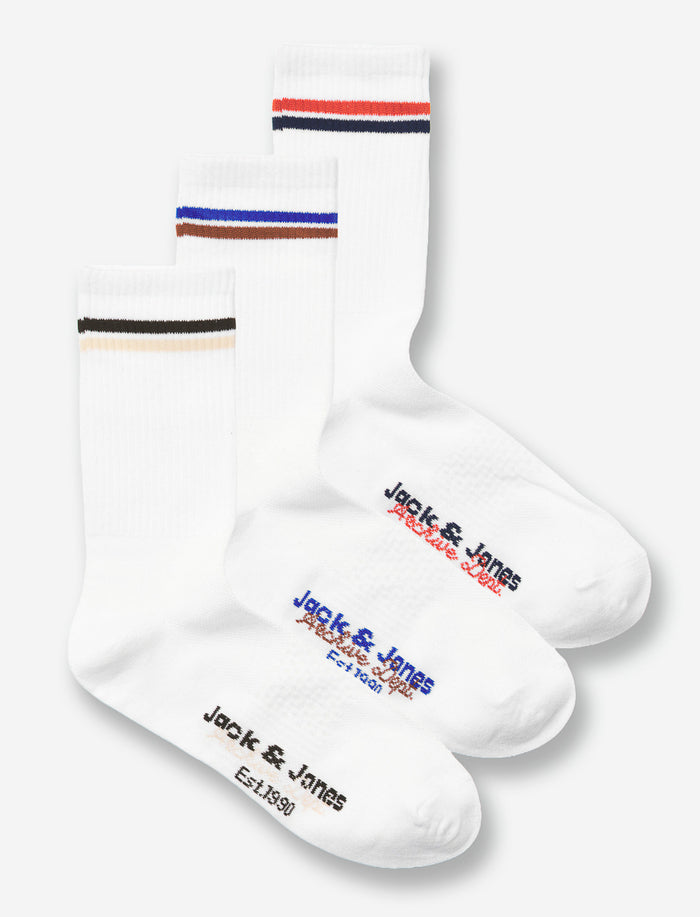 Chaussettes à rayures - paquet de 3