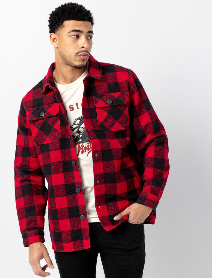 Chemise à carreaux