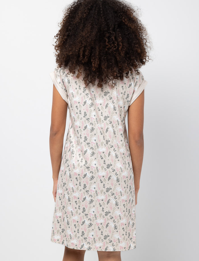 Chemise de nuit imprimée