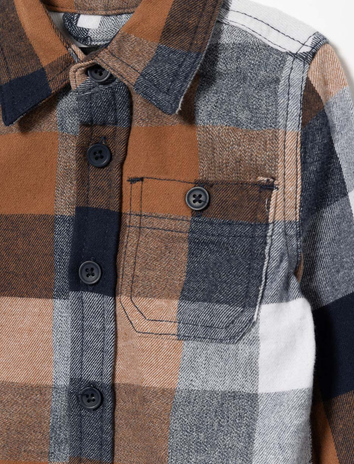 Chemise en flanelle à carreaux - bébé garçon