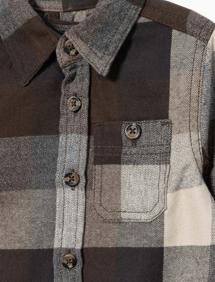 Chemise en flanelle à carreaux - bébé garçon