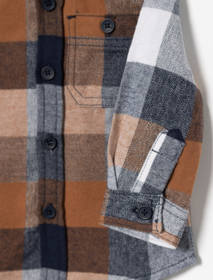 Chemise en flanelle à carreaux - bébé garçon