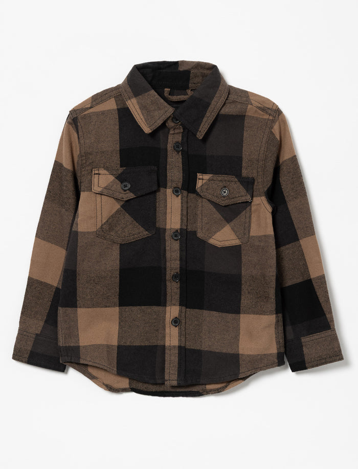 Chemise en flanelle à carreaux - petit garçon