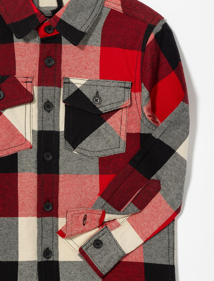 Chemise en flanelle à carreaux - petit garçon