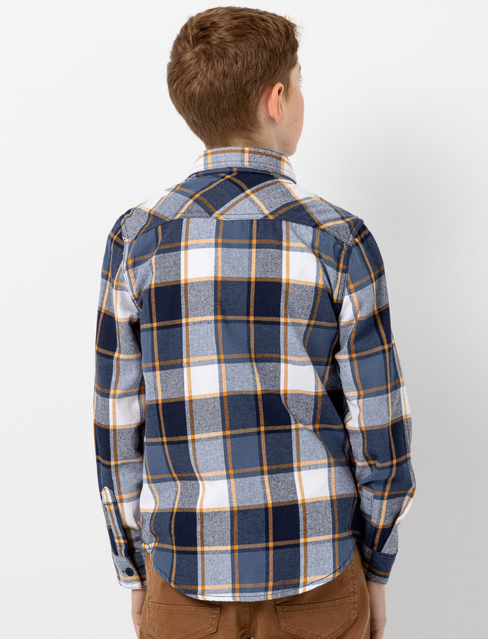 Chemise en flanelle à carreaux