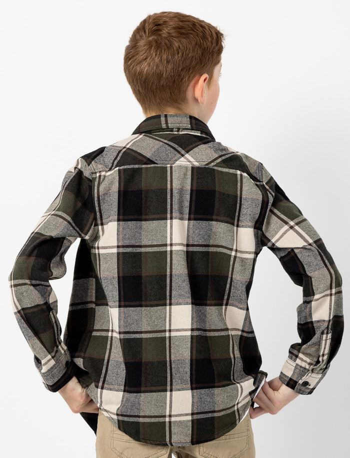Chemise en flanelle à carreaux