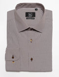 Chemise habillée à motif semi-ajustée