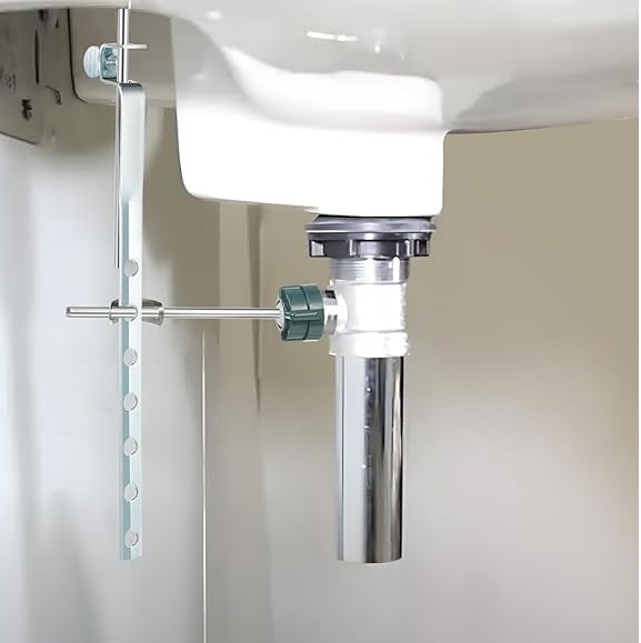 Chrome Stainless Steel Bathroom Popup Drain with Lift Rod