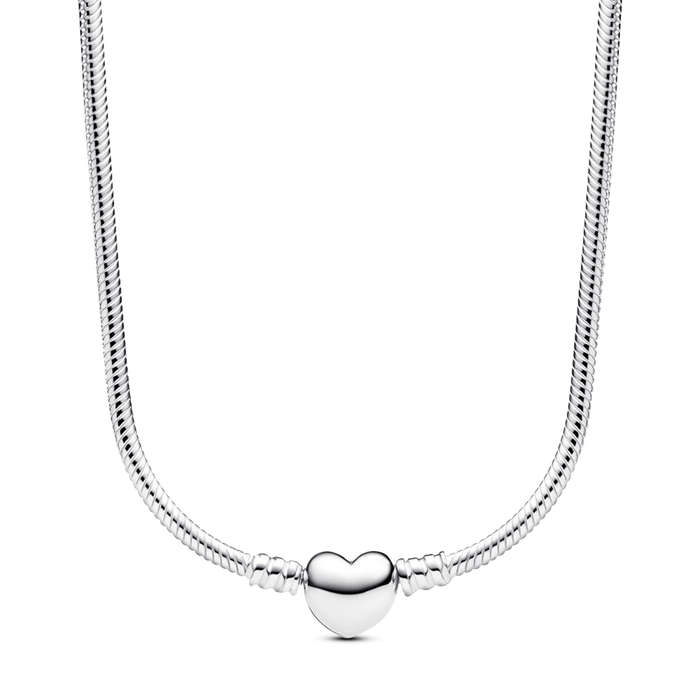 Collar Corazon Plateado
