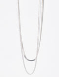 Collier à chaînes doubles