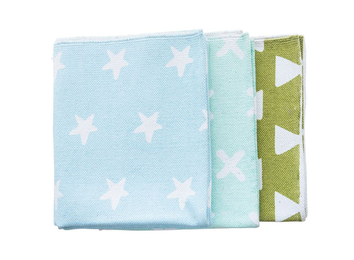 Cotton Printed Rug - Greige Goods