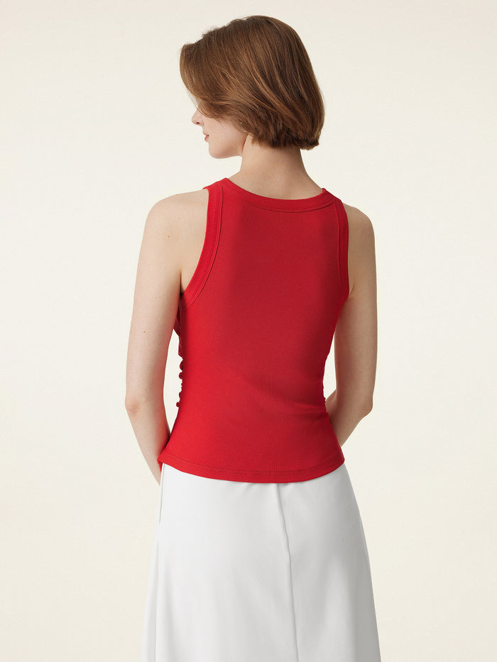 OGLmove Crewneck Side Ruched Bra Tank