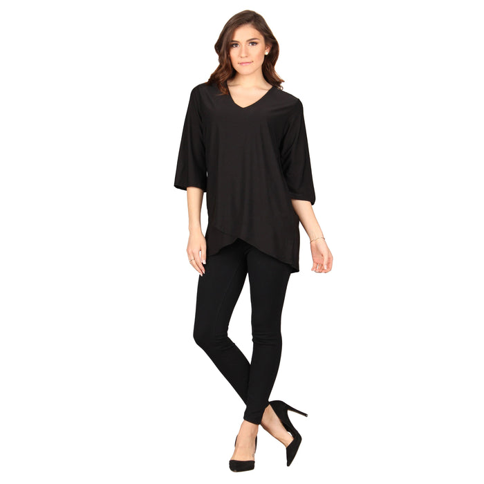 Crossover Hem Tunic