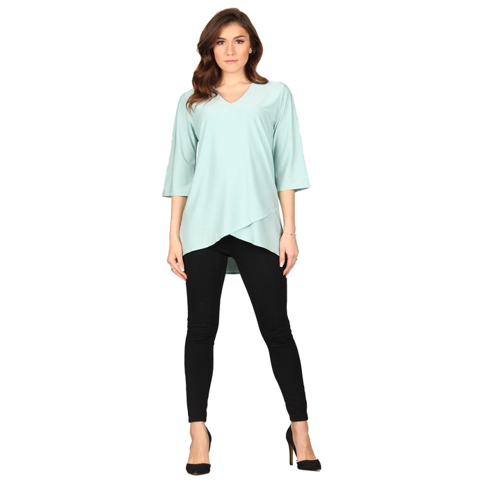 Crossover Hem Tunic