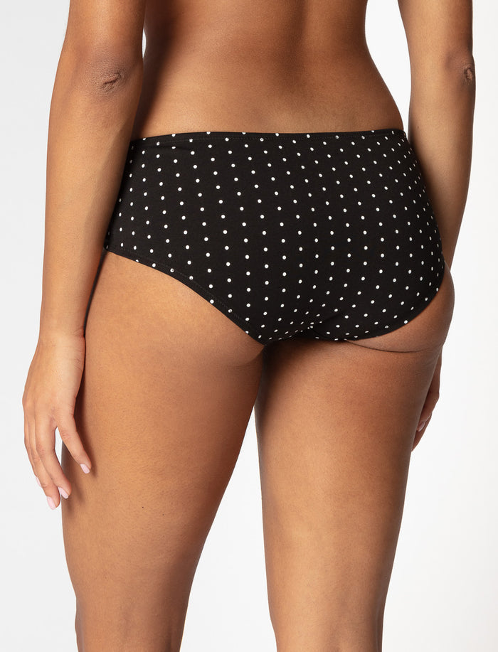 Culotte bikini à pois