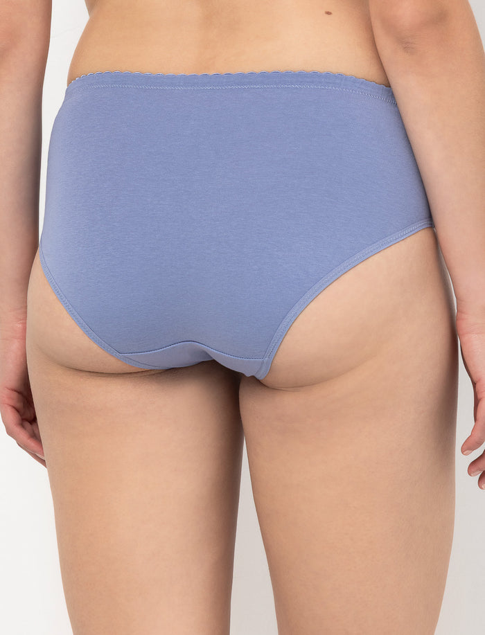 Culotte régulière à taille dentelle