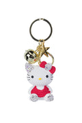 Cute Crystal Kitty Keychain