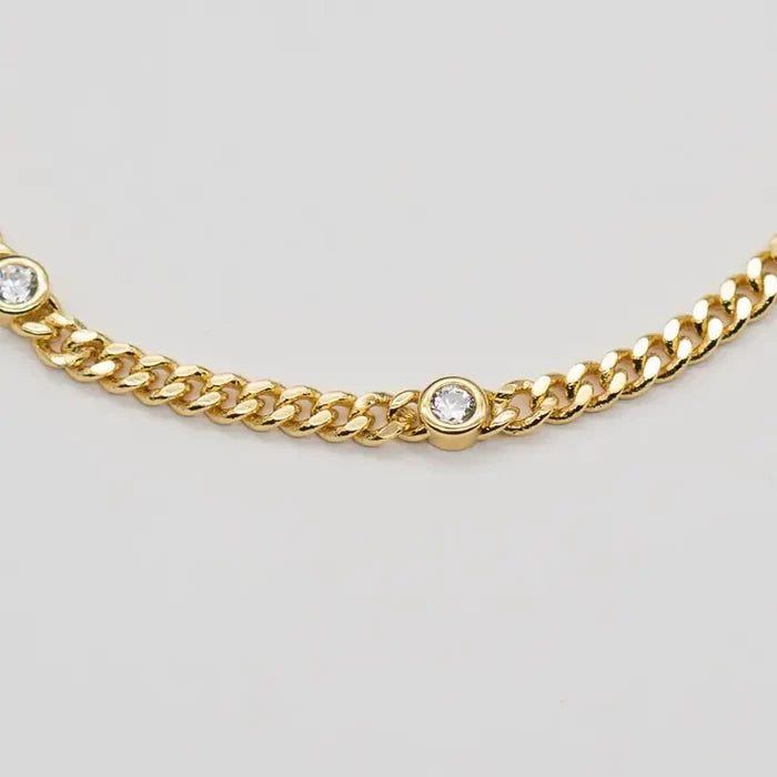 CZ I Love Bracelet - Greige Goods