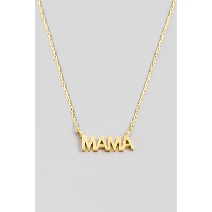 Dainty Mama Necklace - Greige Goods