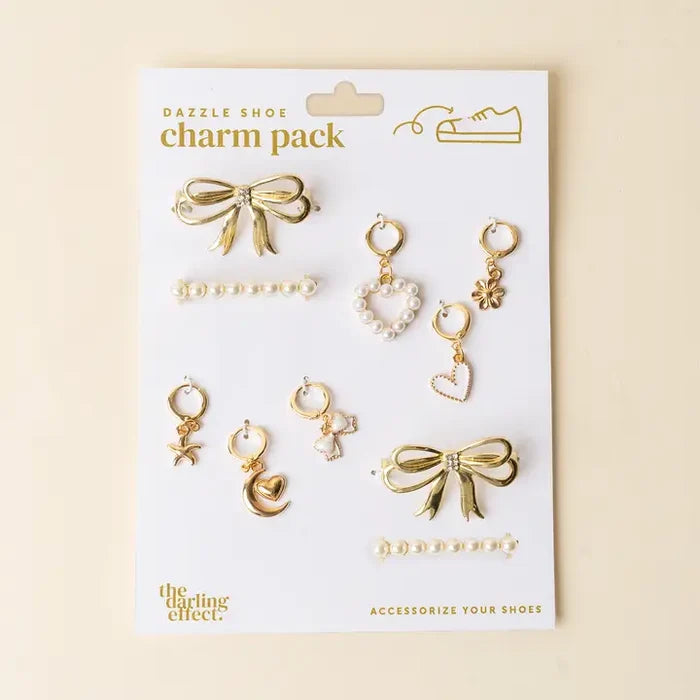 Dazzle Shoe Charm - Greige Goods