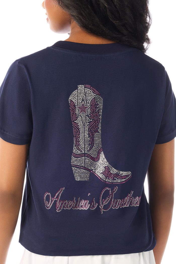 DCC Boots America's Sweethearts Tee in Navy