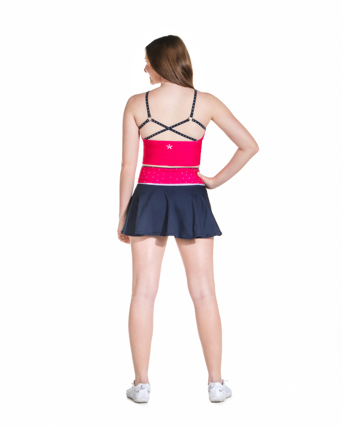 DCC Longline Gilmore Sports Bra in Pink
