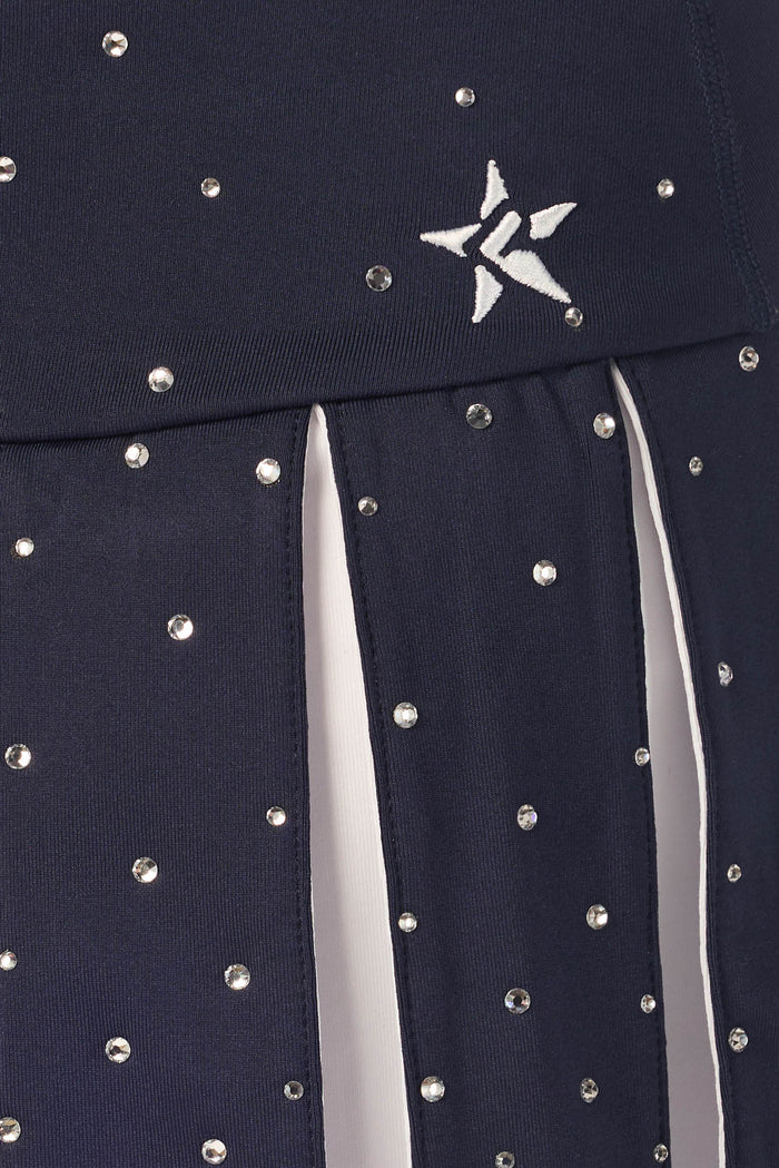 DCC Pleated Skirt in Navy