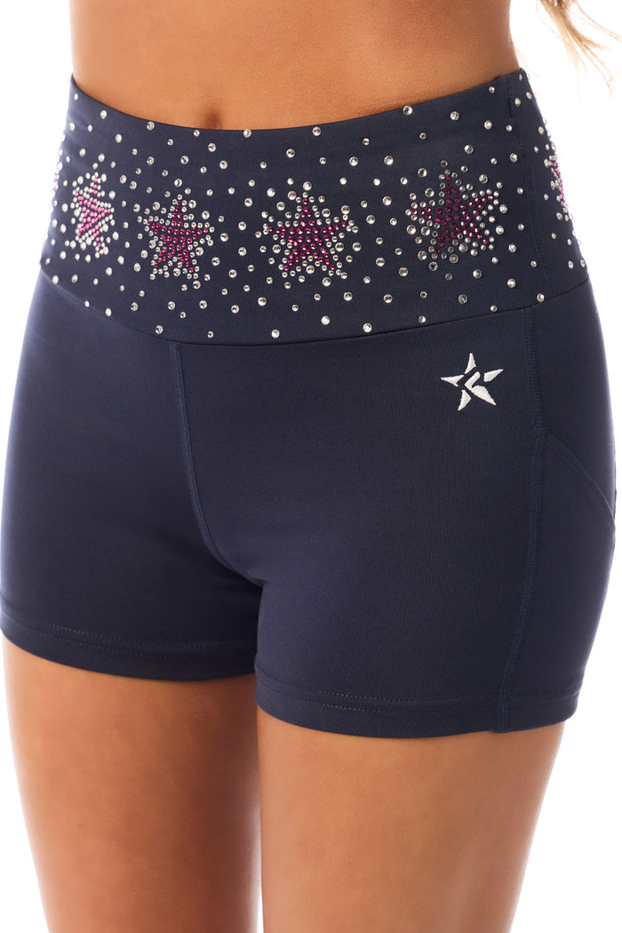 DCC Star Power Compression Short in Navy