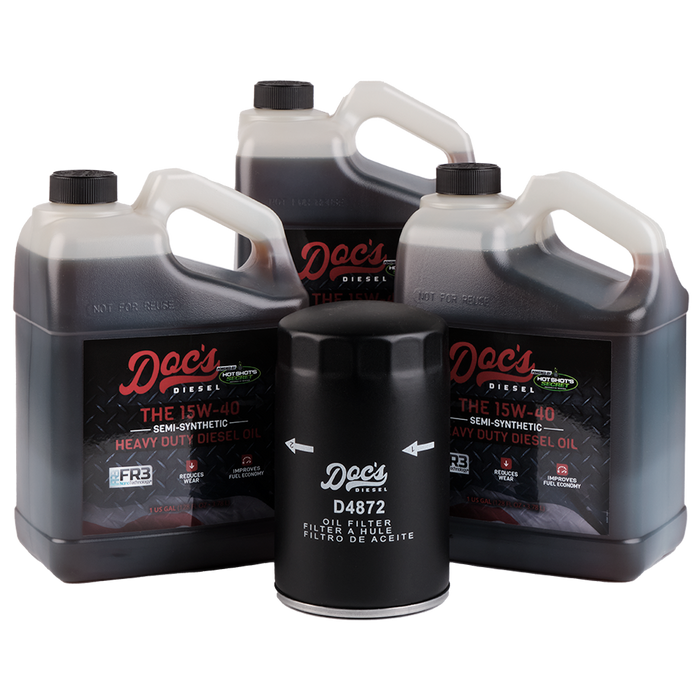 Doc's Diesel Ford 7.3L Powerstroke 15W-40 SEMI Synthetic Oil Change Kit 1994-2003 brand_Hot Shot's