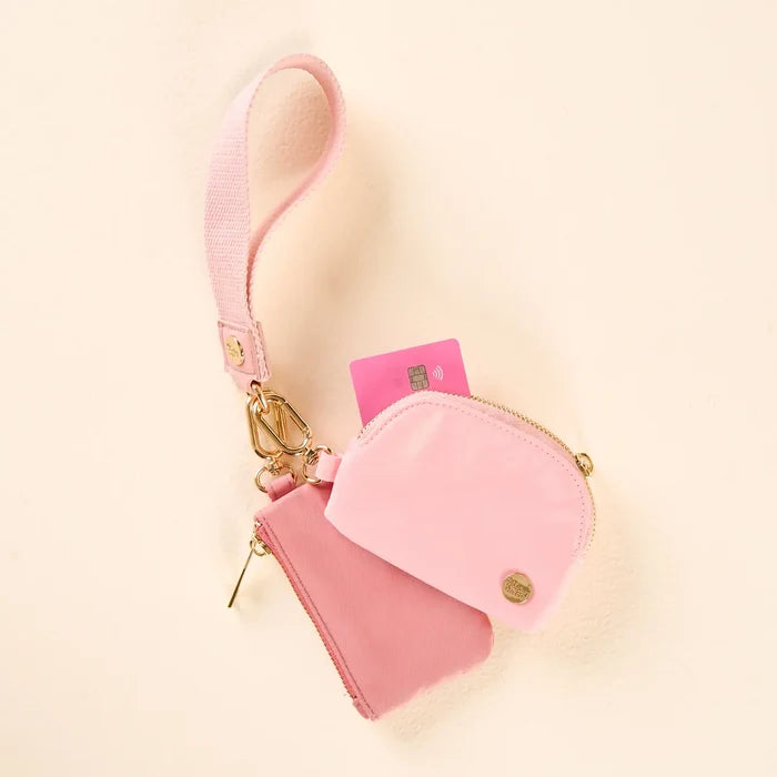 Dynamic Duo Pouch Wristlet - Greige Goods