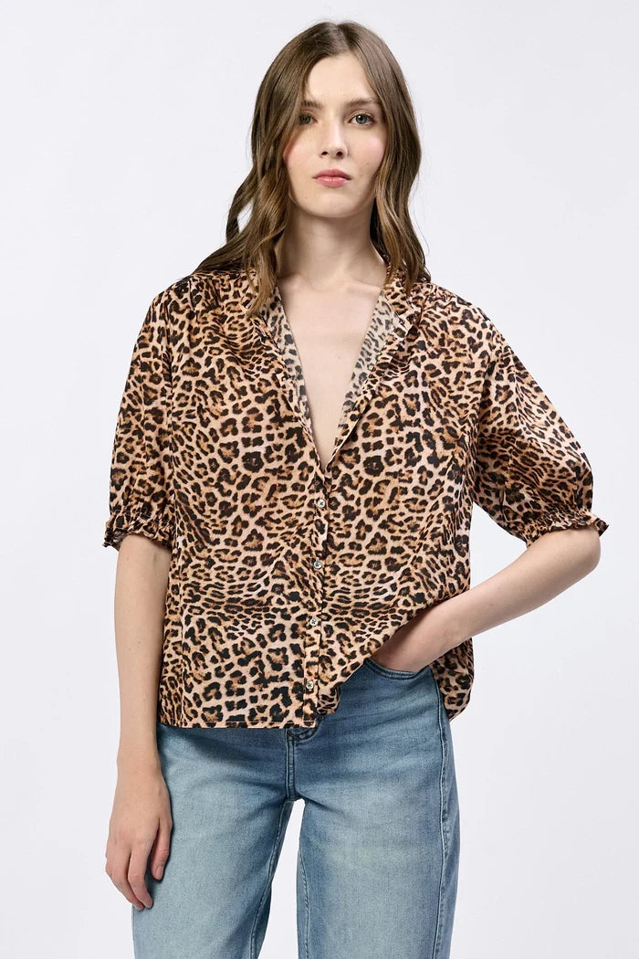 Eden Novelty Shirt - Greige Goods