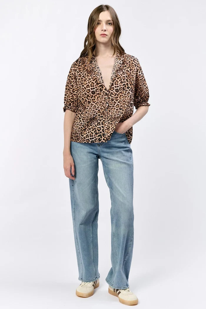 Eden Novelty Shirt - Greige Goods