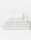 Ensemble de 6 serviettes blanches