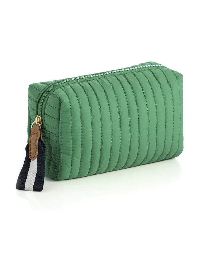 Ezra Small Cosmetic Pouch - Greige Goods