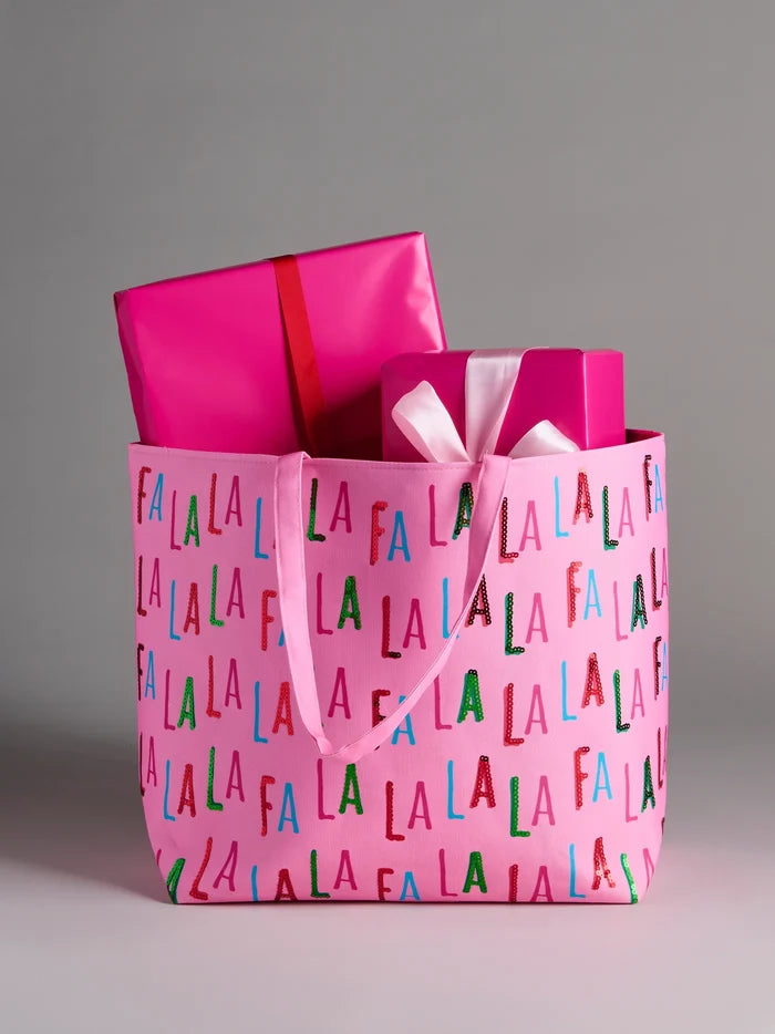 Fa La La Tote - Greige Goods