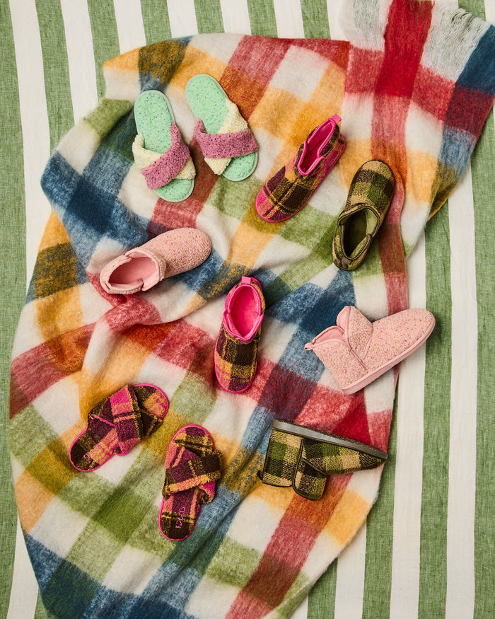 Fairy Bread Sherpa Adult Slippers