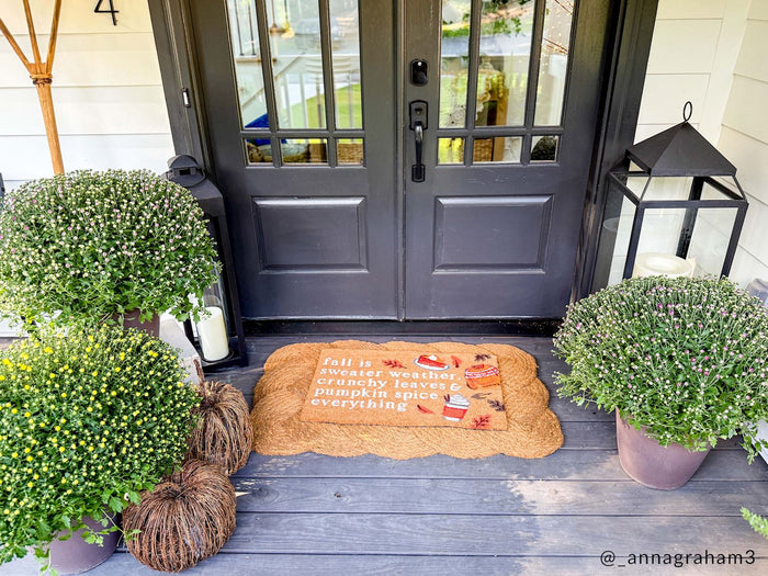 Fall Pumpkin Spice Doormat