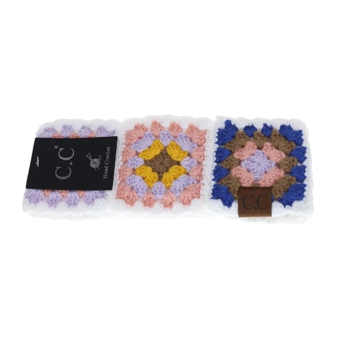 Fuzzy Crochet Headwrap - Greige Goods