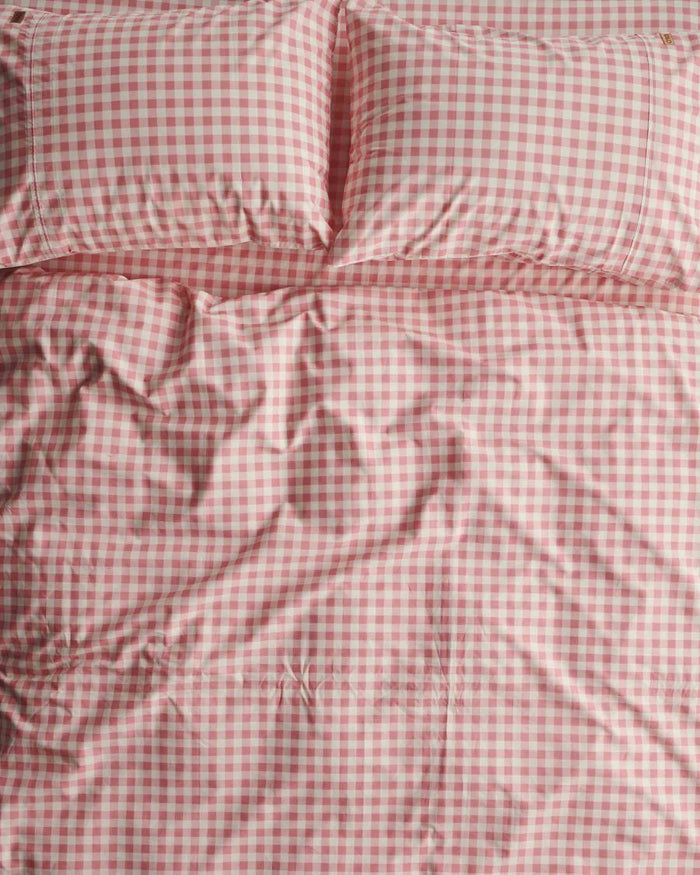 Gingham Candy Organic Cotton Pillowcases