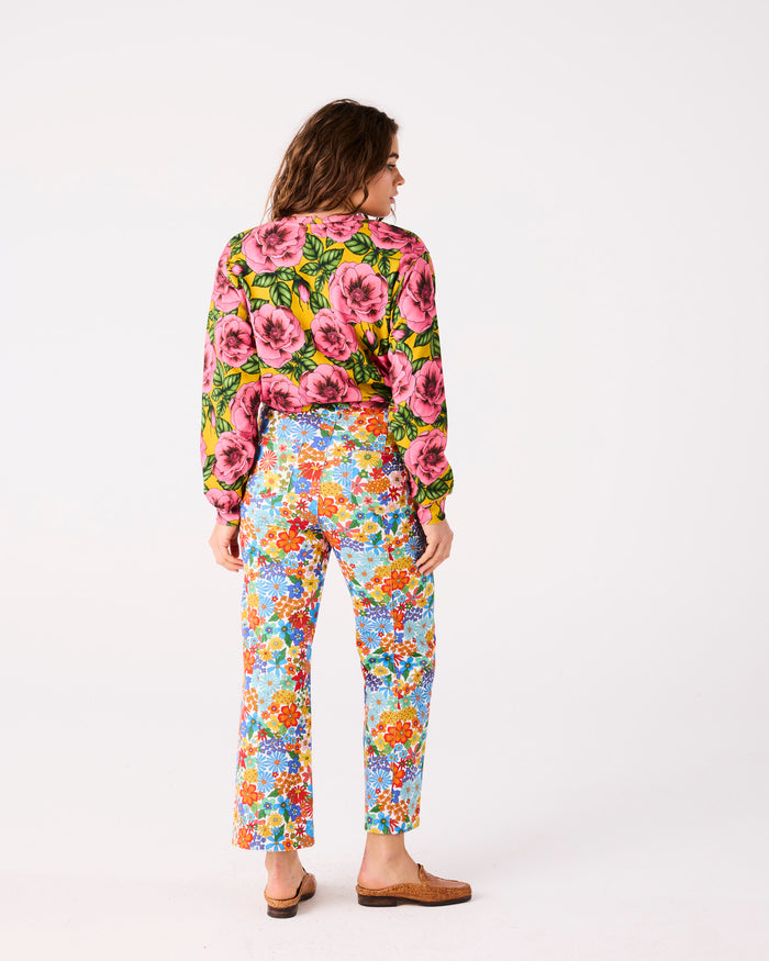 Golden Peony Adult Organic Cotton Sweater
