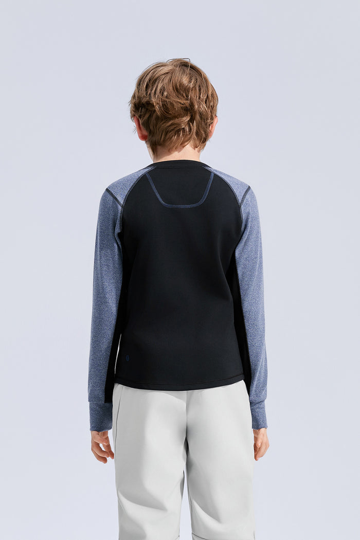 Long Sleeve Sport Tee **Charcoal Black**