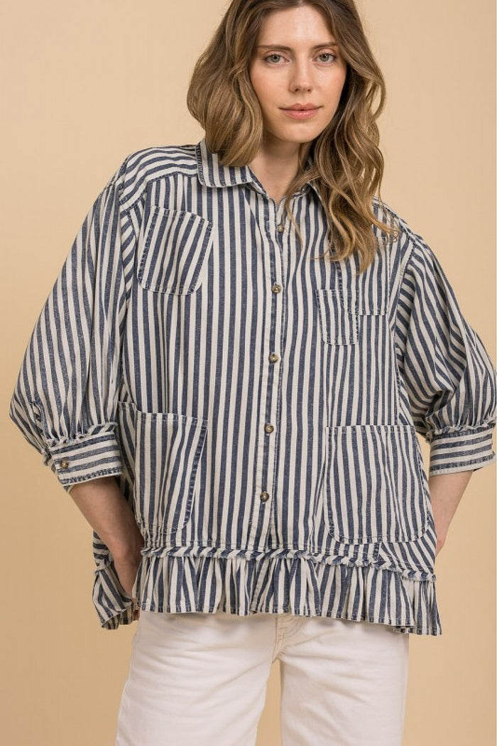 Harbor Ruffle Shirt