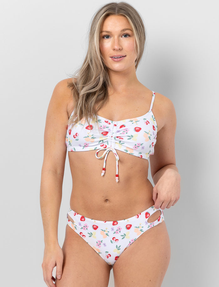Haut de bikini ajustable à billes