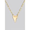 Heart Chain Necklace - Greige Goods