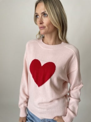 Heart Sweater - Greige Goods
