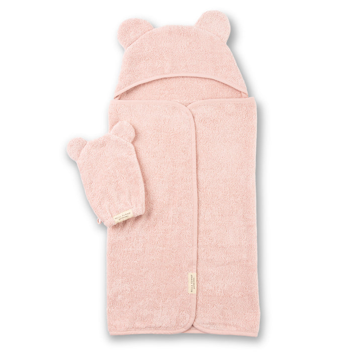 Hooded Towel + Wash Mitt Set - Greige Goods