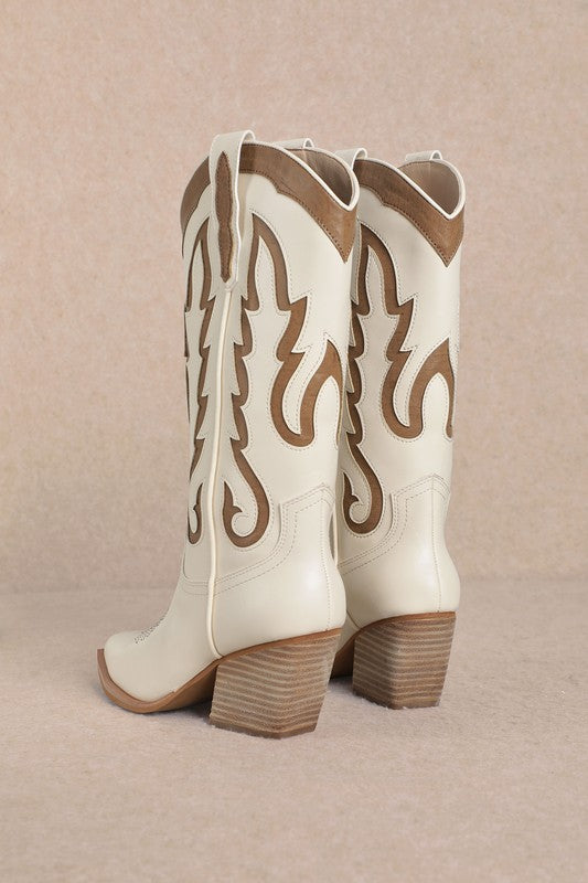 Ida Boot - White - Greige Goods