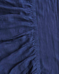 Indigo Linen Fitted Sheet (US)