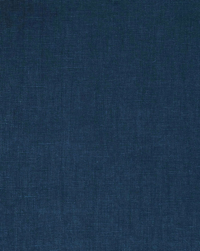 Indigo Linen Fitted Sheet (US)